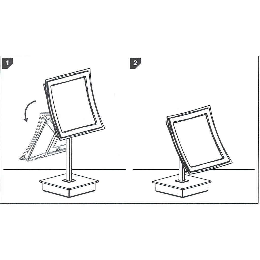 Miroir éclairant 5 x .