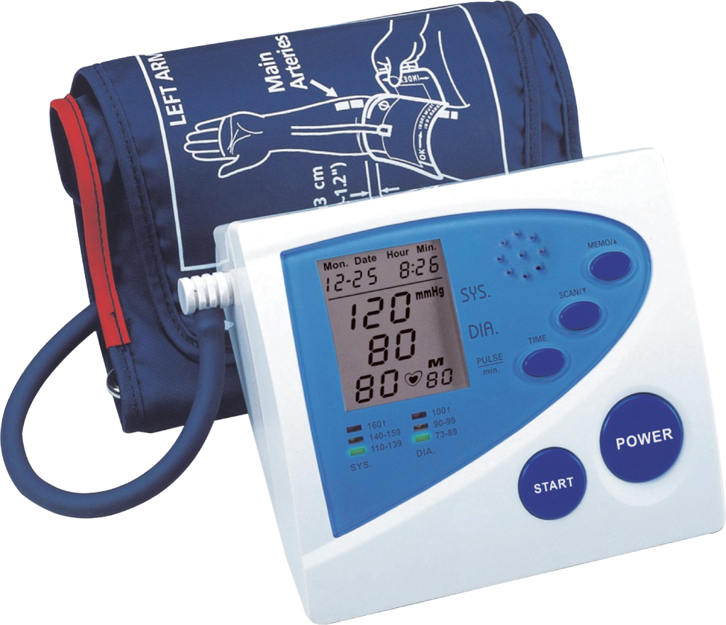 Talking blood pressure monitor