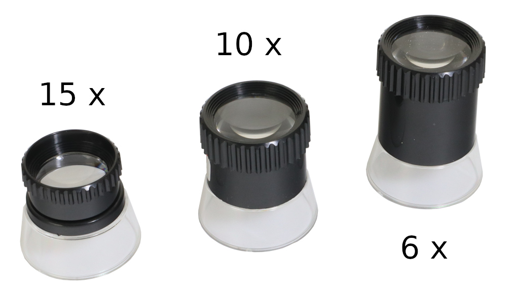 [L0009.06] Mini magnifying glass. (6x)