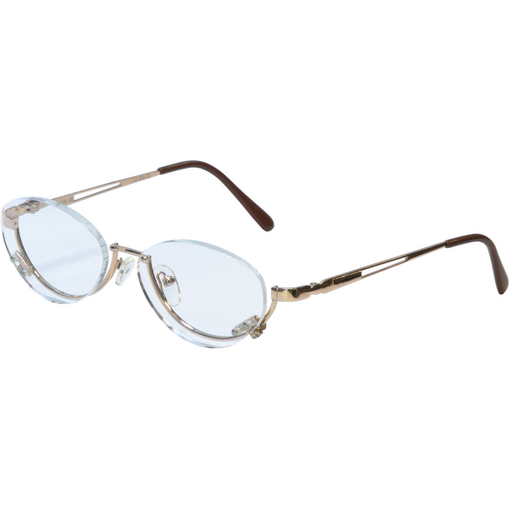 Gafas de maquillaje de metal