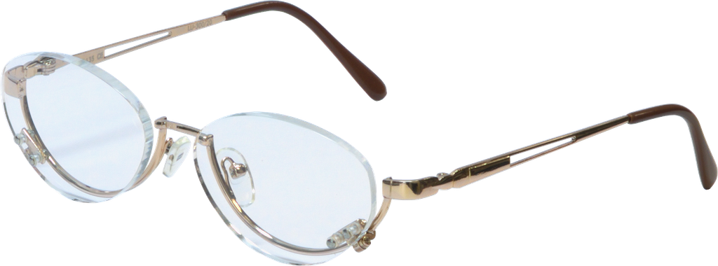 Gafas de maquillaje de metal