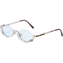 Gafas de maquillaje de metal