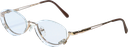 Metal makeup glasses