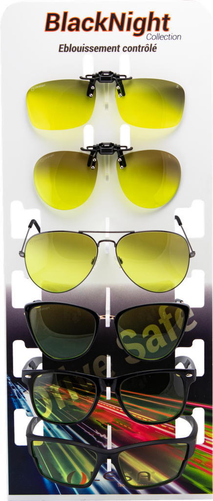 Gemischtes Totem Clip-on / Black Night-Fassungen