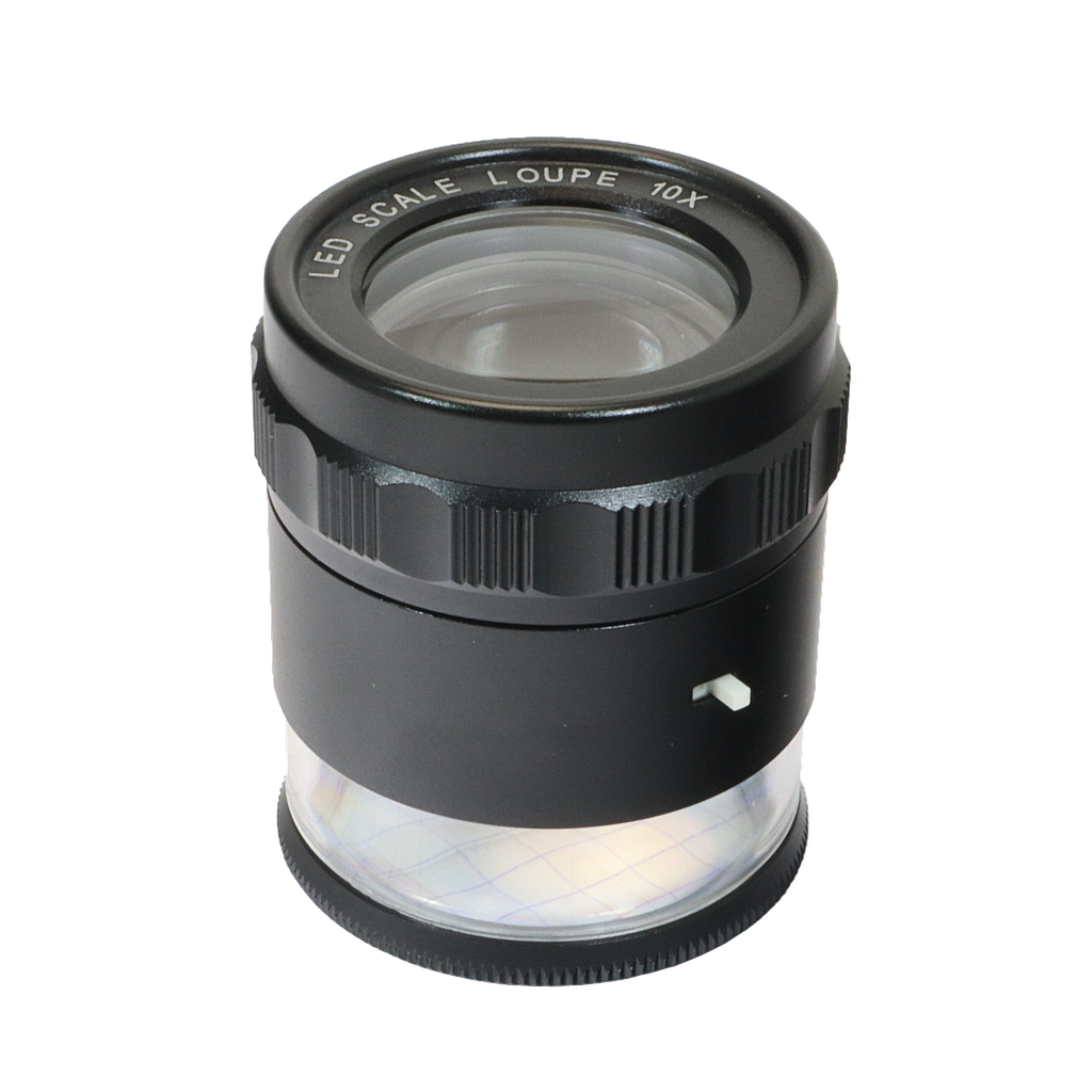 Messlupe mit LED 10x