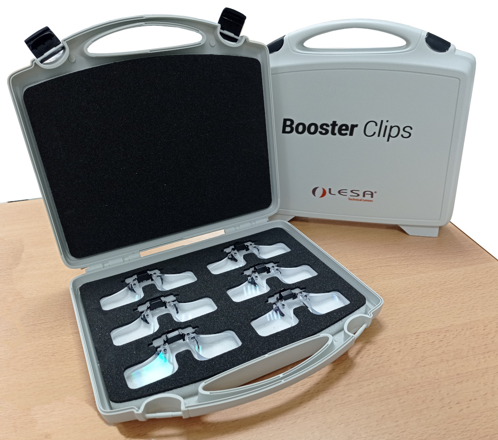 Maletín con 6 clips Booster 