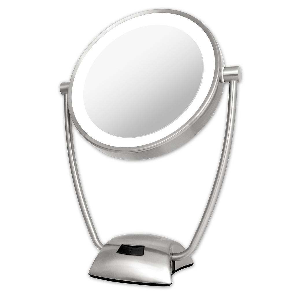 [MI22.31.05] Espejo de aumento iluminado y recargable  (5x )