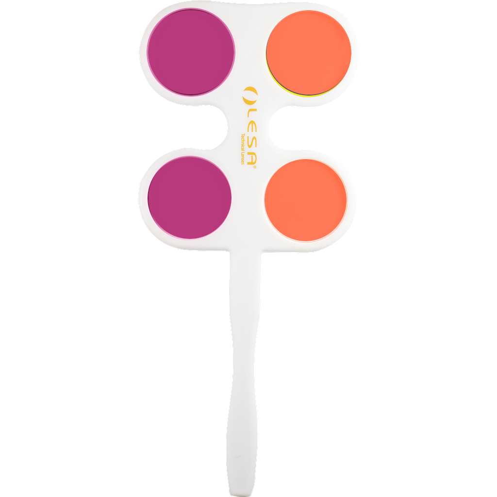 Double-sided handheld: Colorblind filters