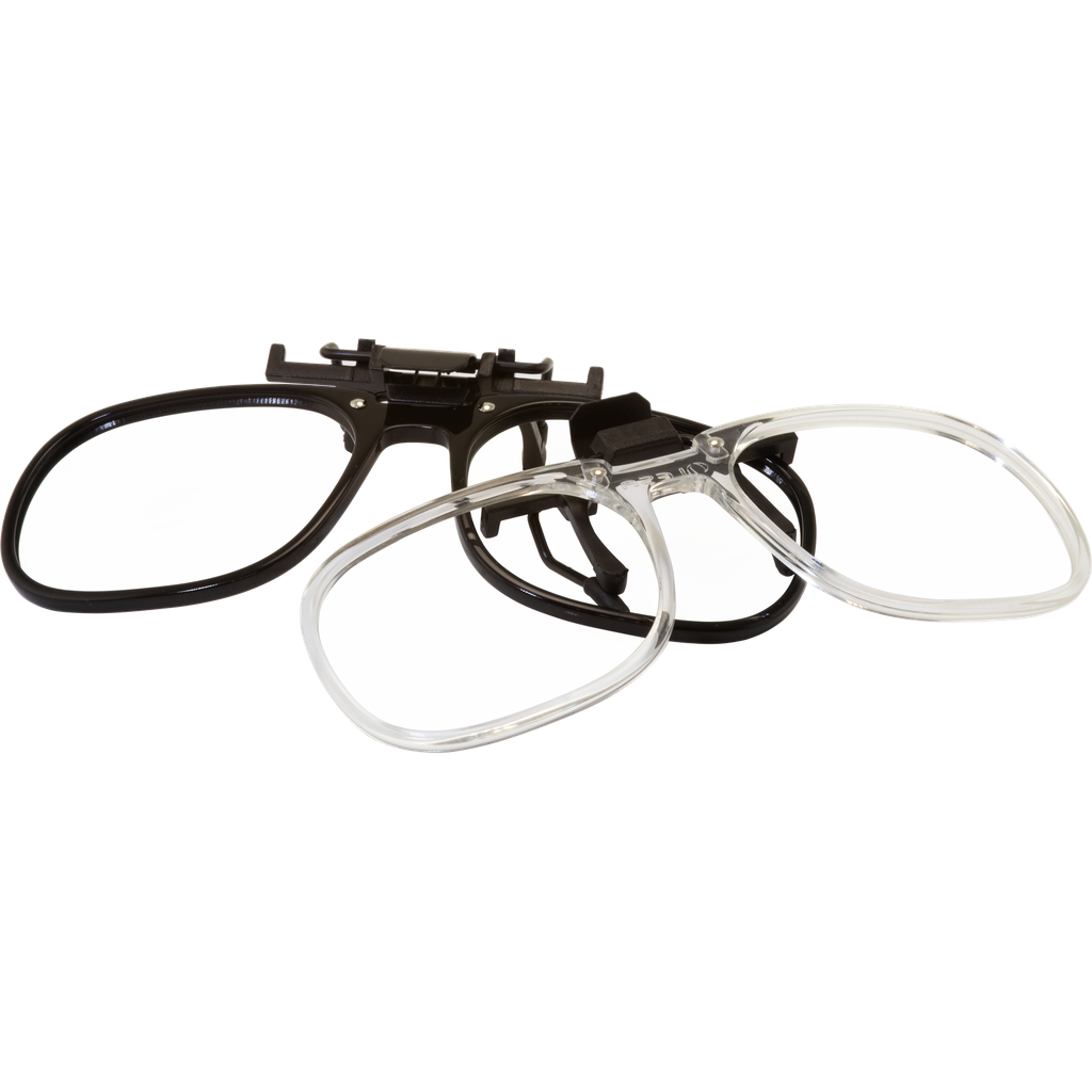 [FCT1B] Stratus Clip-on - Neutrales Acetat (Schwarz)
