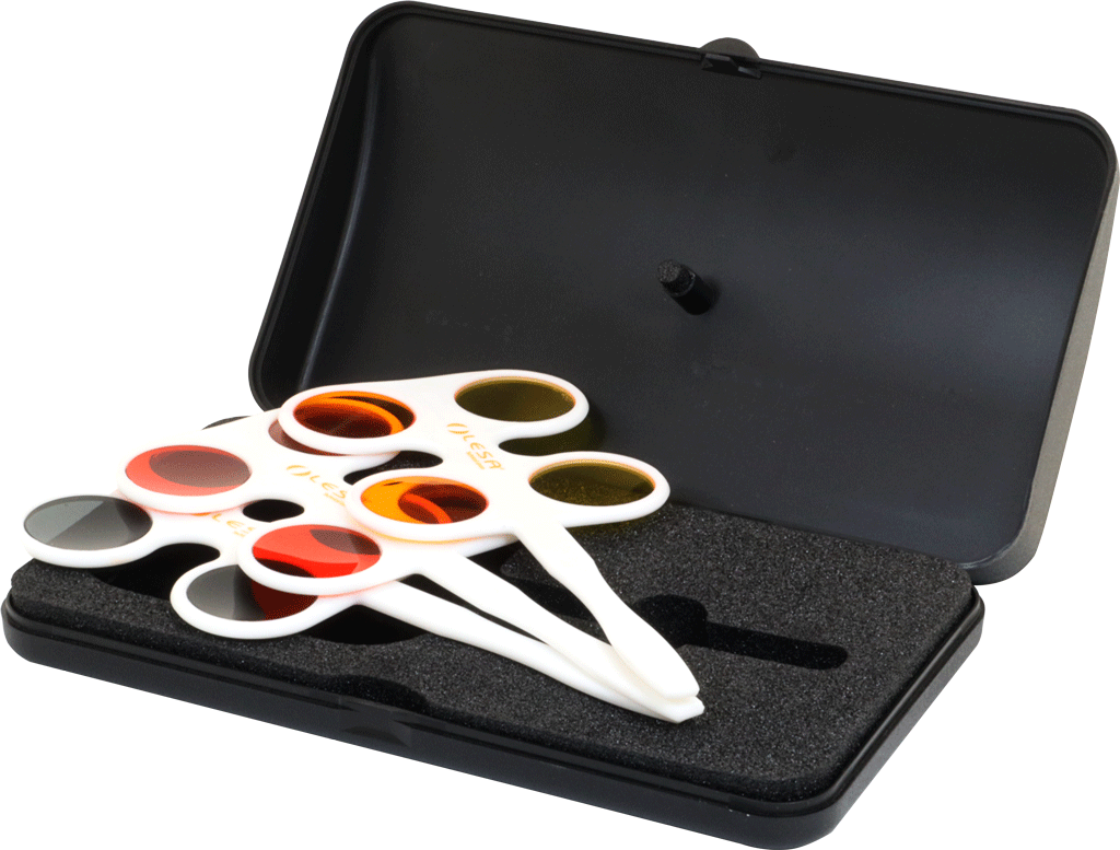 Doppelhand-Gesichtsset: - Farbenblind