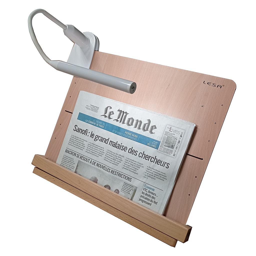 Lesepult mit Lampe