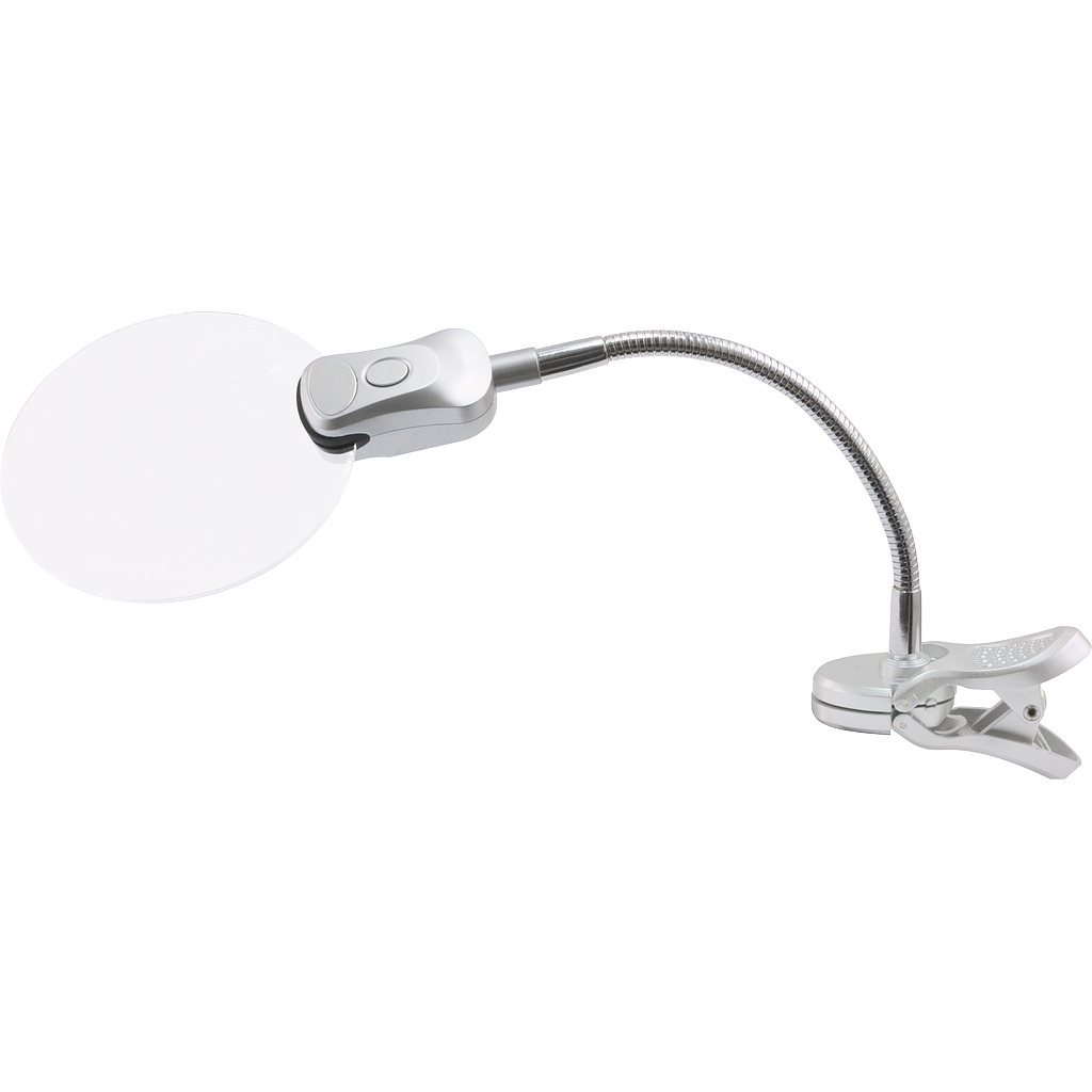 [L0724.11] Loupe flexible éclairante à pince - Fin de série