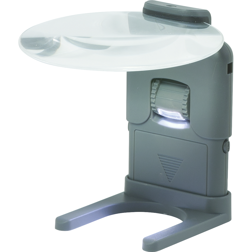 LightyStand PureLupe, rund 2x Ø110