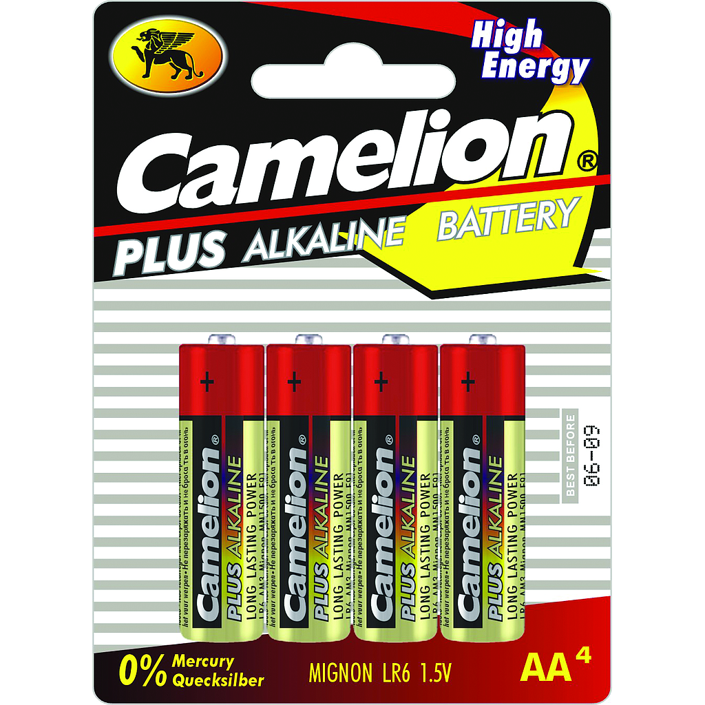 Alkaline batteries LR06 / AA by 4