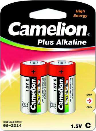 Alkalische Batterie LR14, 2er Pack