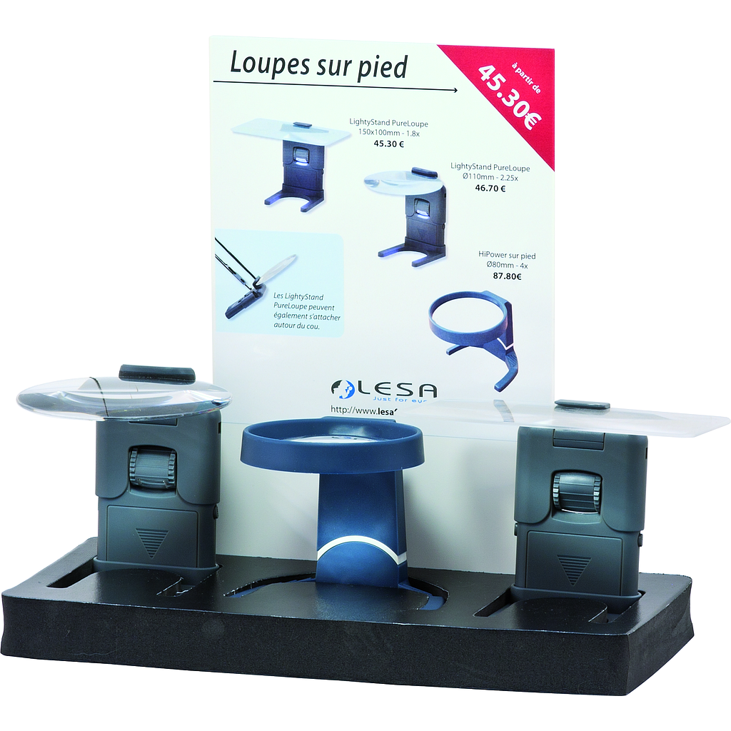 Lupen-Set zum Aufsetzen