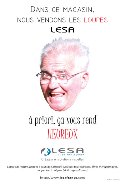 Póster "Heureux" 610x900mm