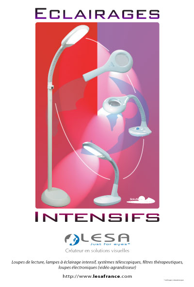 Póster "Eclairages intensifs", 610 x 900