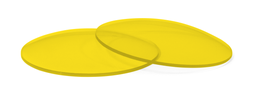 [FL] Pair of CR39 UV400 tinted flat lenses