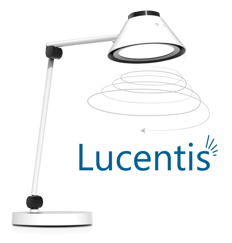 [LI26.840] Lucentis - Lampe de table à flux circulaire