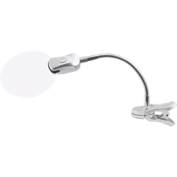 [L0724.11] Flexible, beleuchtete Lupe mit Klemme