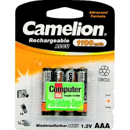 [PIRNHR03] Wiederaufladbare LR03-Akkus NiMh 1100mA pro 4